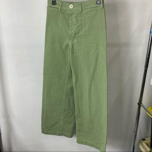 Jesse Kamm Sailor Pants Light Green Size 4